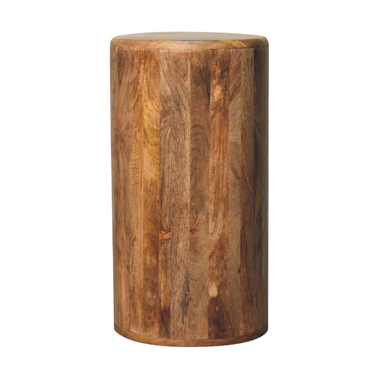 Oak - ish Drum Chest - Home Chairs