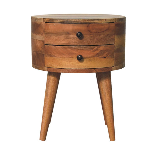 Odyssey Oak - ish Bedside - Home Chairs