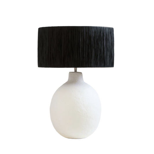 Opal Papier Mache Lamp - Home Chairs