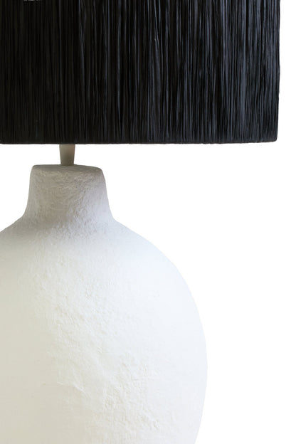 Opal Papier Mache Lamp - Home Chairs