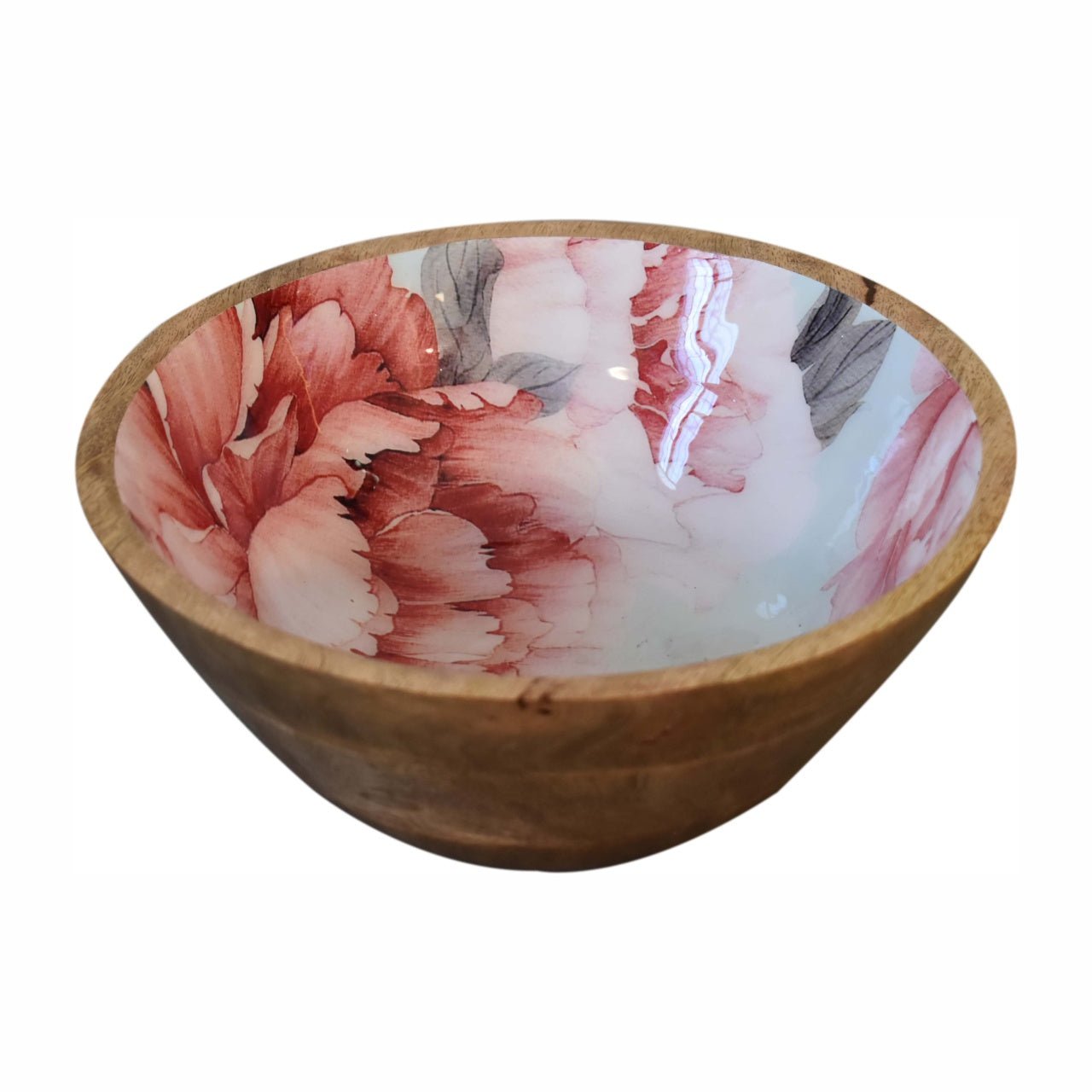 Pink Floral Bowl Set of 2 - Home Chairs