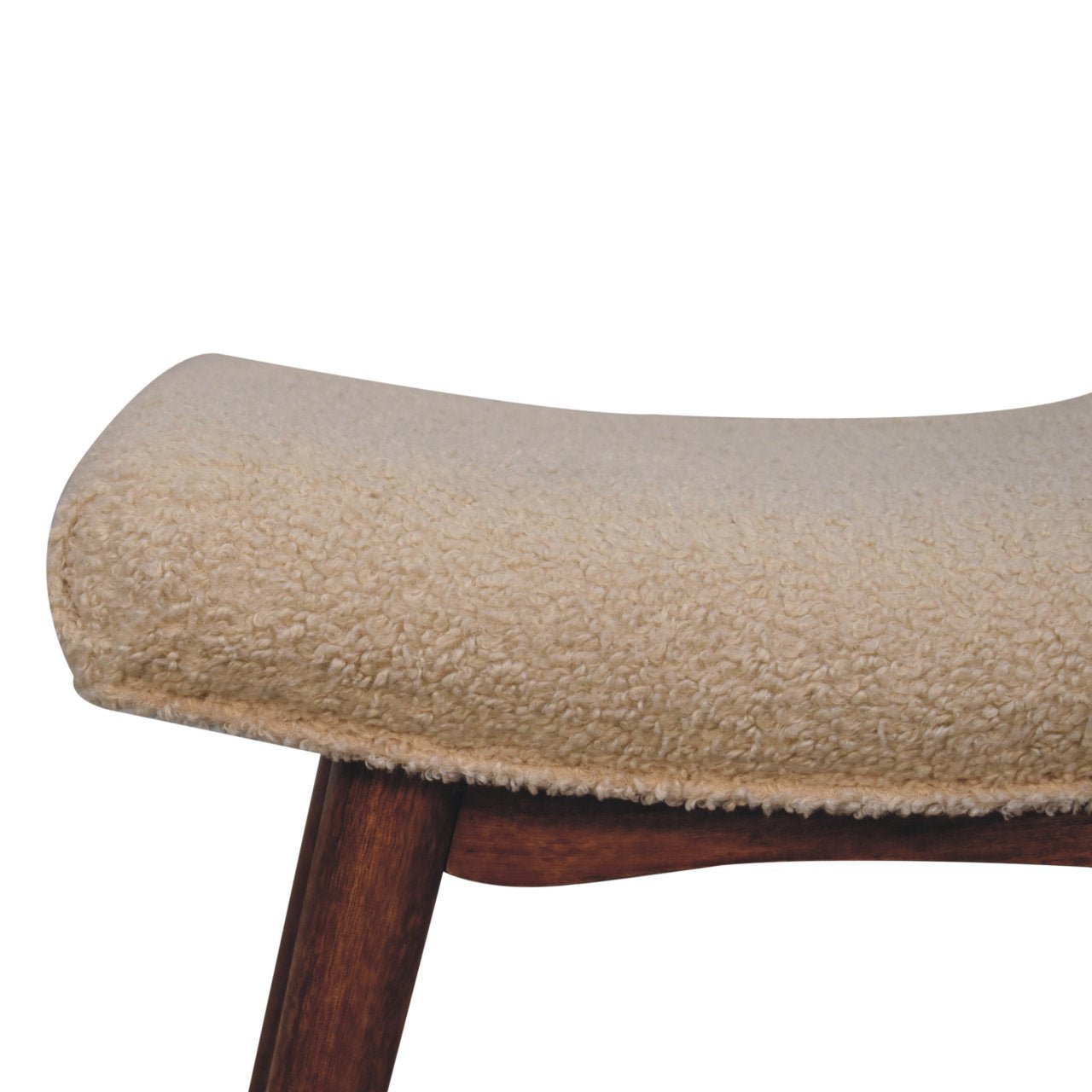 Riley Bench - Cream Boucle - Home Chairs