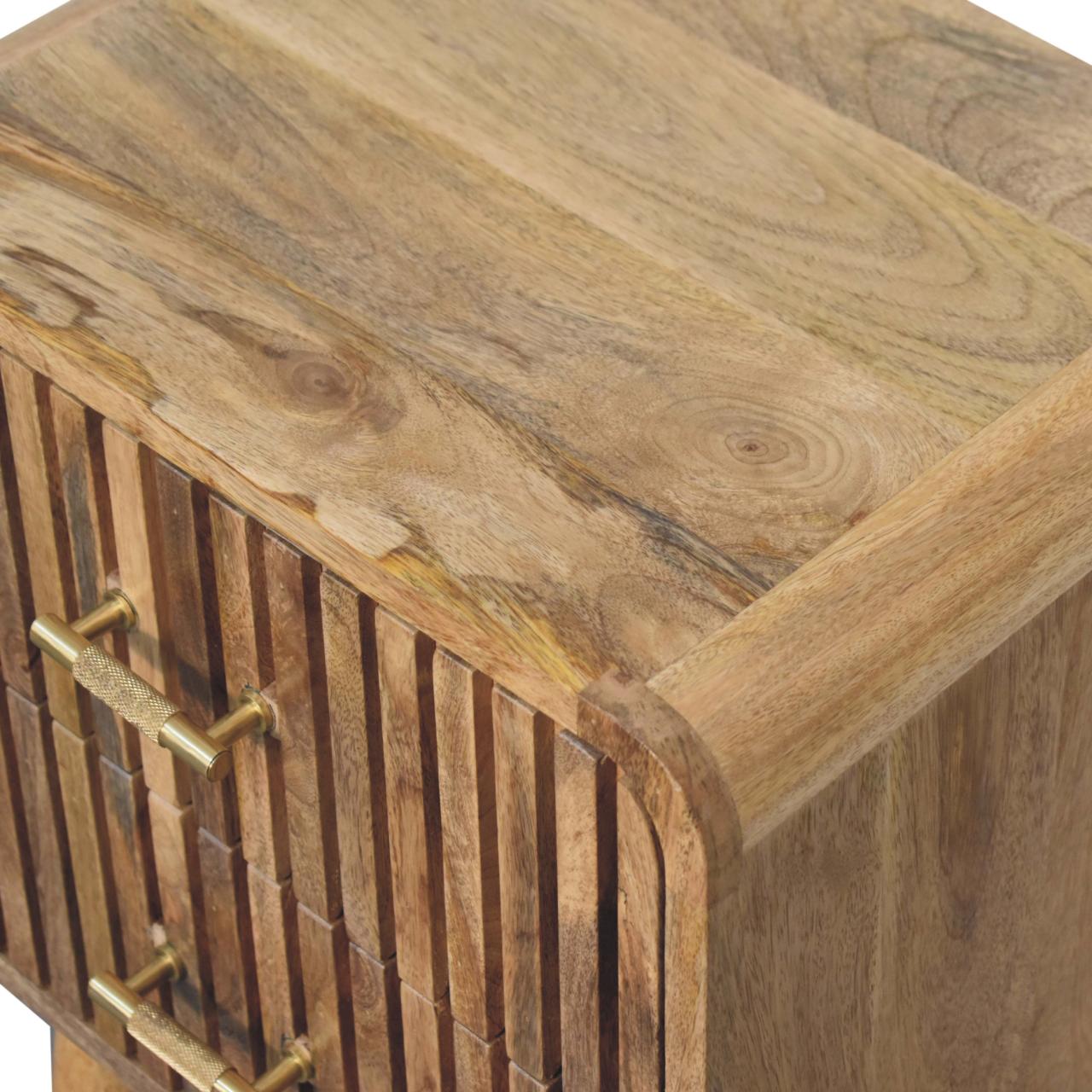T - bar Ridged Bedside - Home Chairs