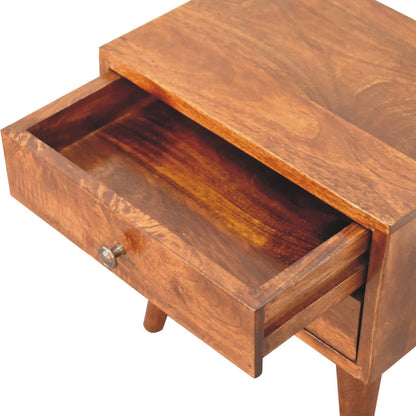 Victoria Bedside Table Mini - Chestnut - Home Chairs