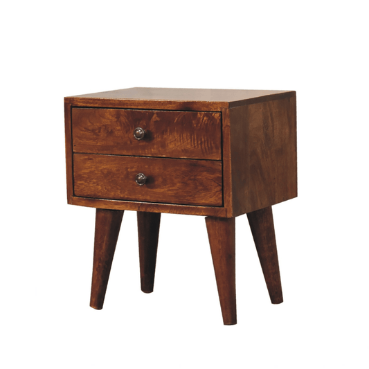 Victoria Bedside Table Mini - Chestnut - Home Chairs