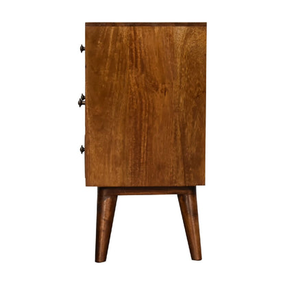 Victoria Four Drawer Bedside Table - Home Chairs