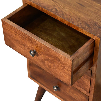 Victoria Four Drawer Bedside Table - Home Chairs