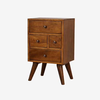 Victoria Four Drawer Bedside Table - Home Chairs