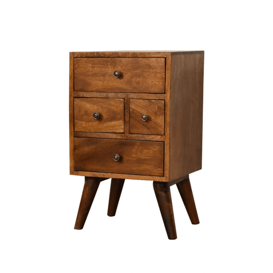 Victoria Four Drawer Bedside Table - Home Chairs