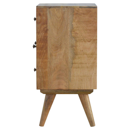 Victoria Four Drawer Bedside Table - Home Chairs