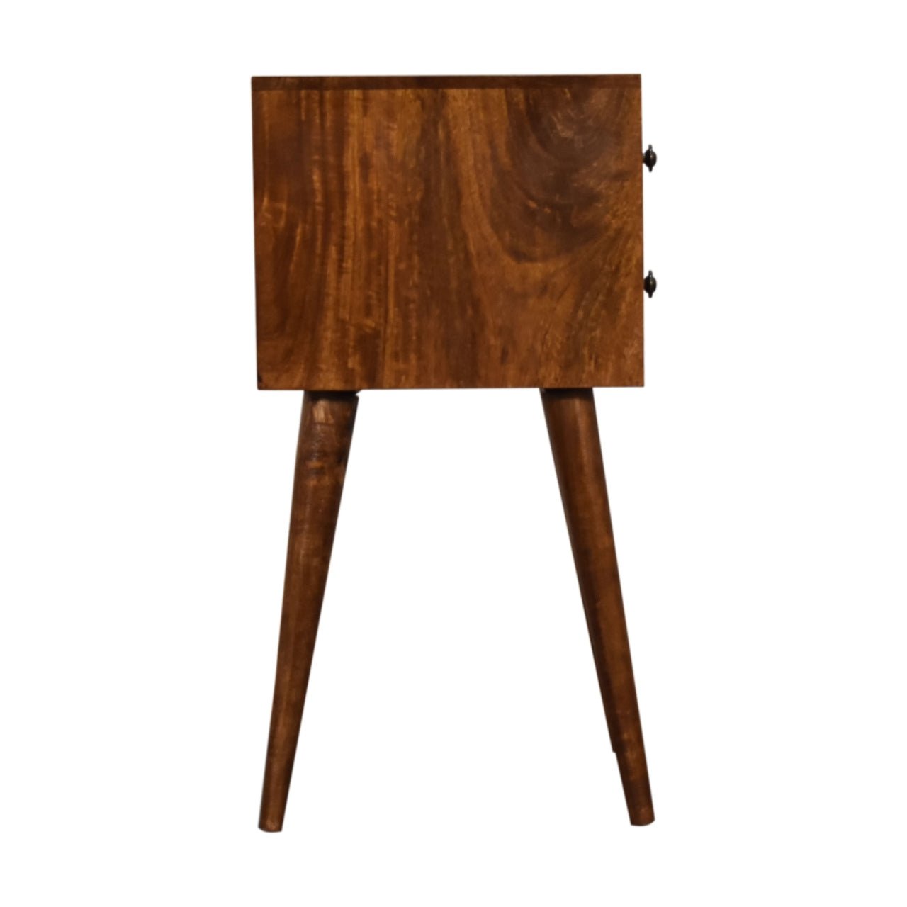 Victoria Mini 2 Drawer Chestnut Bedside - Home Chairs