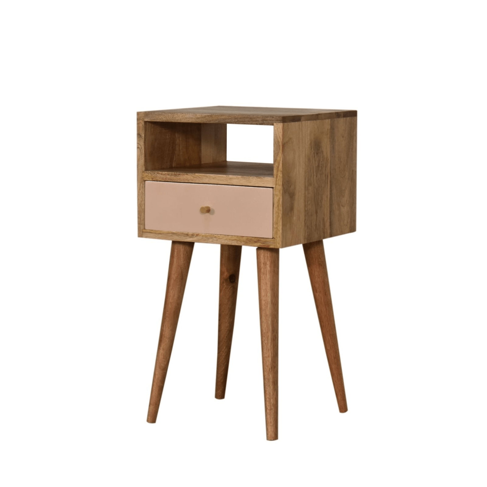 Victoria Mini Blush Hand Painted Bedside - Home Chairs