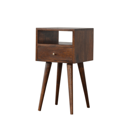 Victoria Mini Chestnut Bedside - Home Chairs