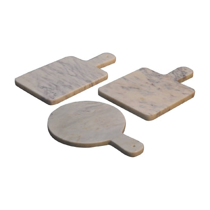White Marble Chopping Board Set - Home Chairs