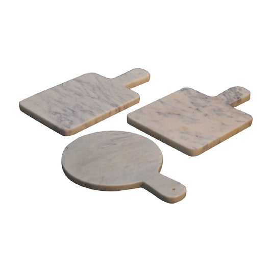 White Marble Chopping Board Set - Home Chairs