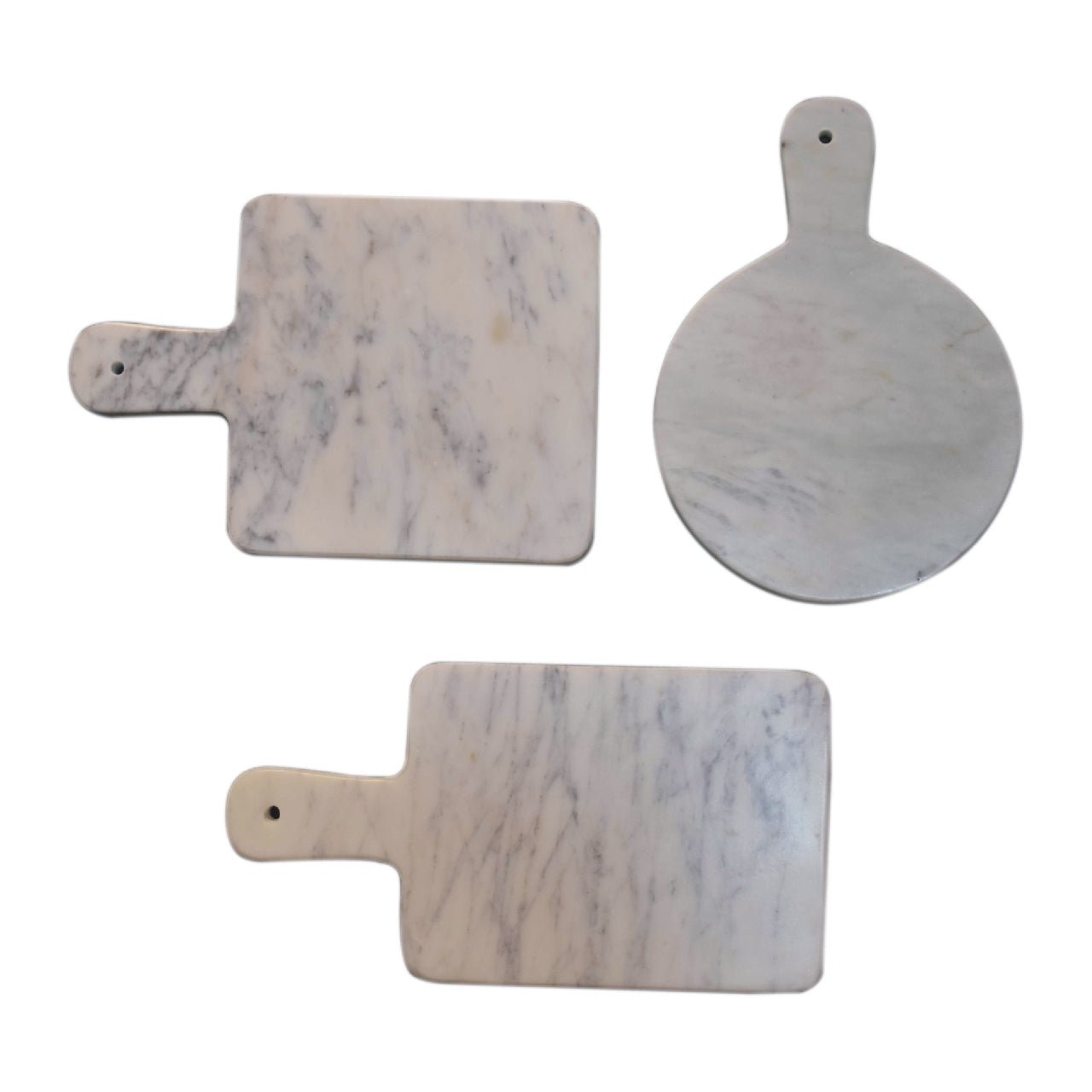 White Marble Chopping Board Set - Home Chairs