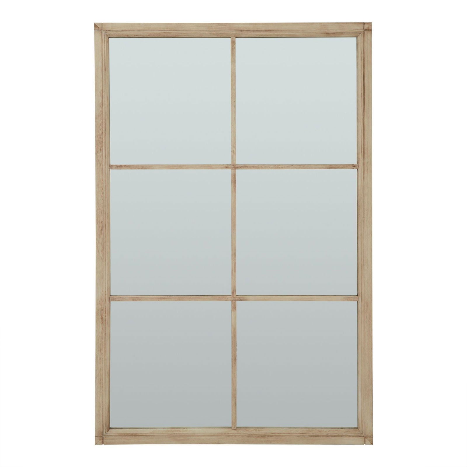 Window Mirror - Washed Wood - XL - Home Chairs
